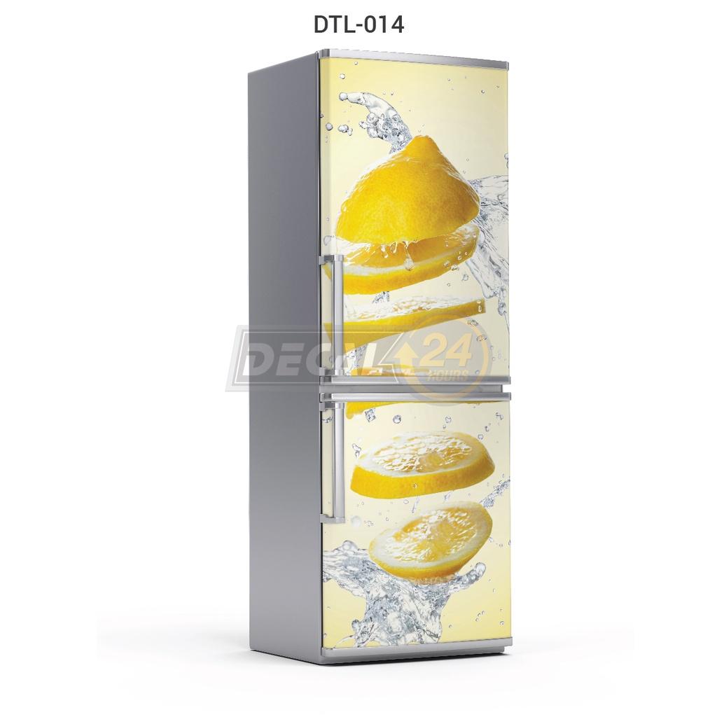 Decal dán tủ lạnh chất liệu cao cấp - Decal dán tủ lạnh họa tiết sang trọng - DTL-014