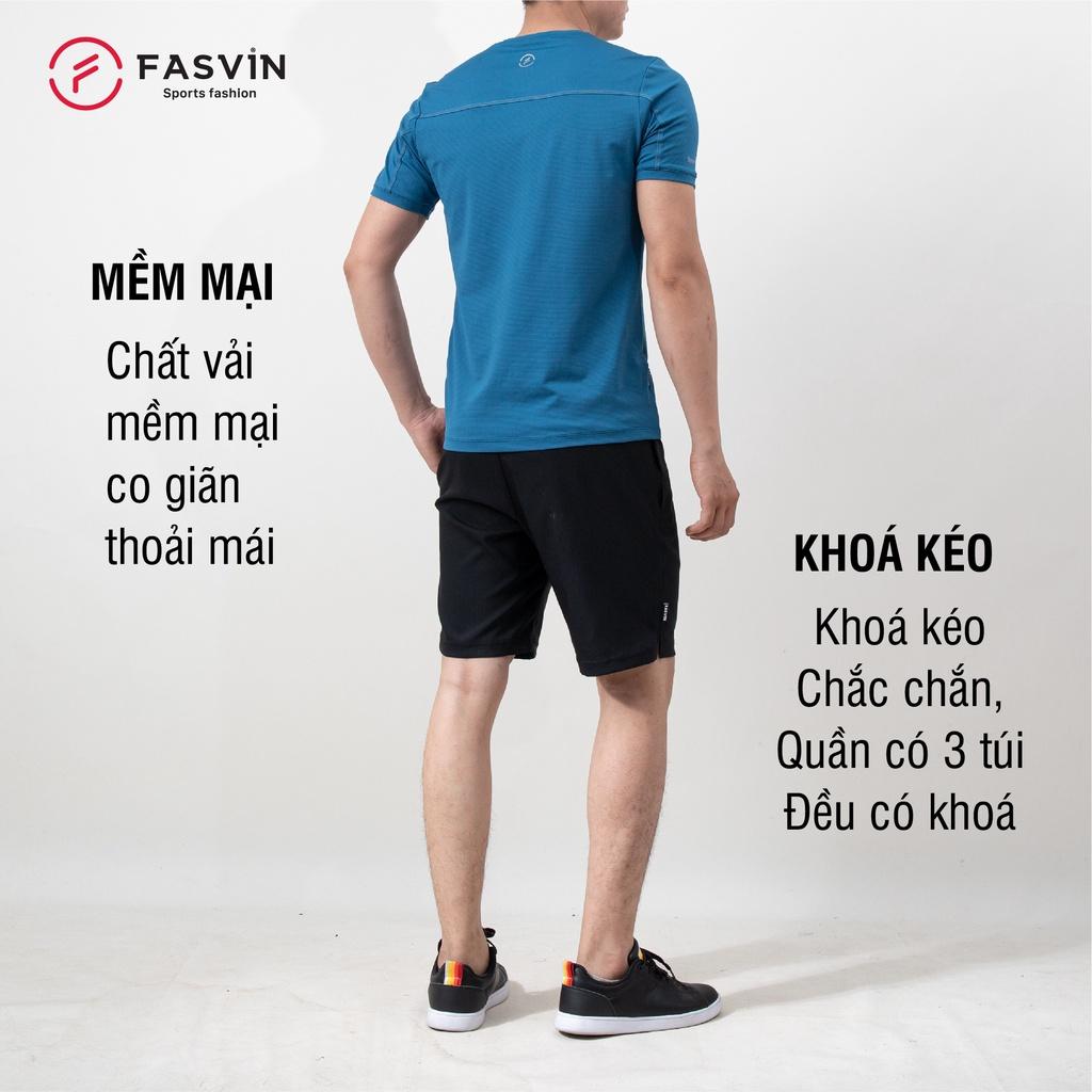 Bộ quần áo nam Fasvin AT22505.HN chất vải thun mềm mát co giãn phù hợp thể thao hay mặc nhà