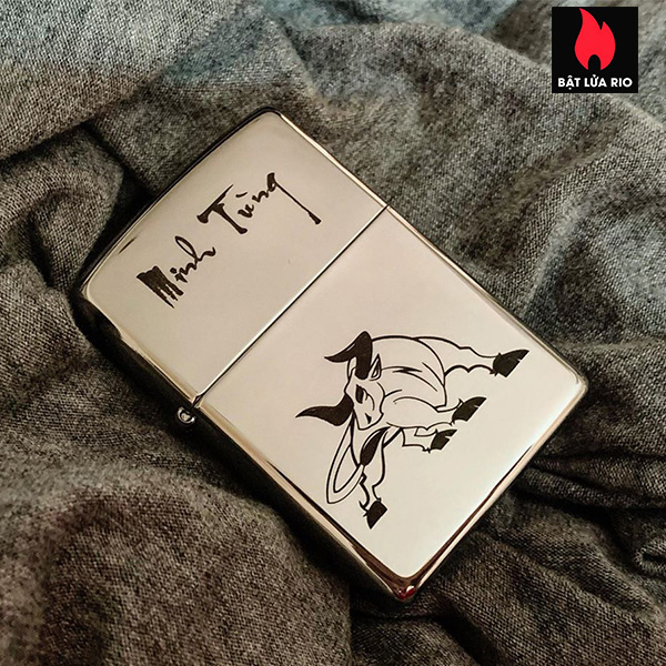 Bật Lửa Zippo 250 Khắc Sửu 04 – Zippo 250.Suu04