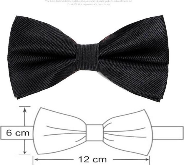 Nơ cài cổ áo màu trơn lịch lãm cho nam giới ( có hộp túi đựng )