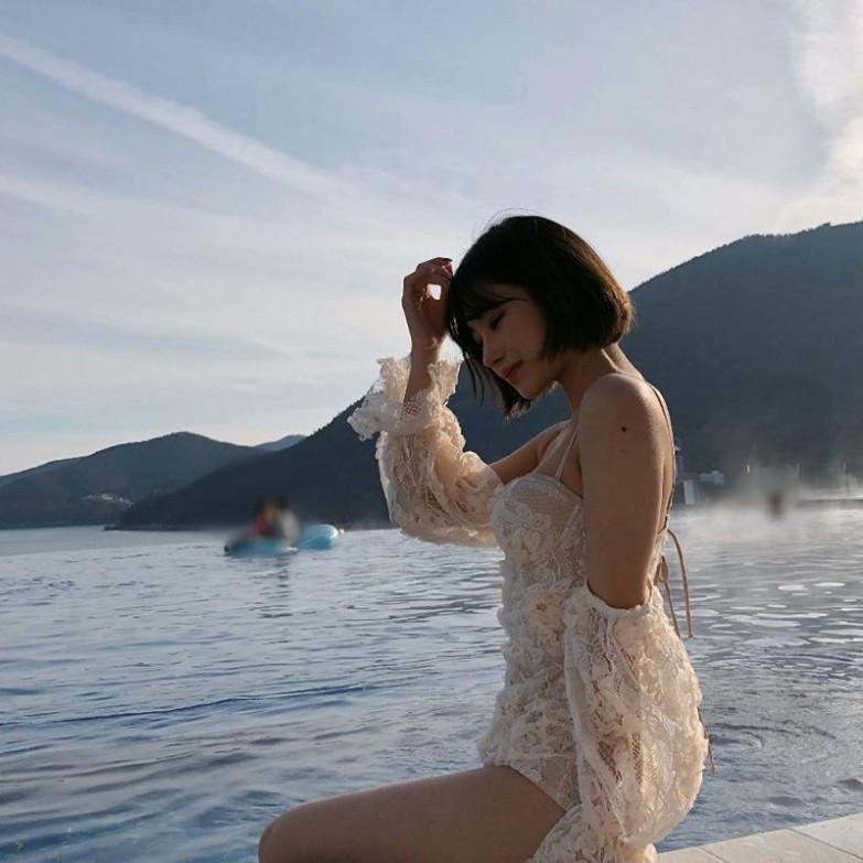 Bikini Áo Tắm Ren 2 Dây Bánh Bèo Sexy Hottrend 2021 Che Khuyết Điểm Tôn