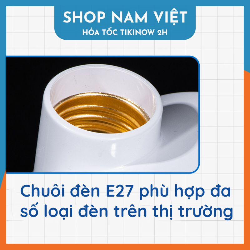 Chuôi Đèn Cảm Biến Chuyển Động Đui E27