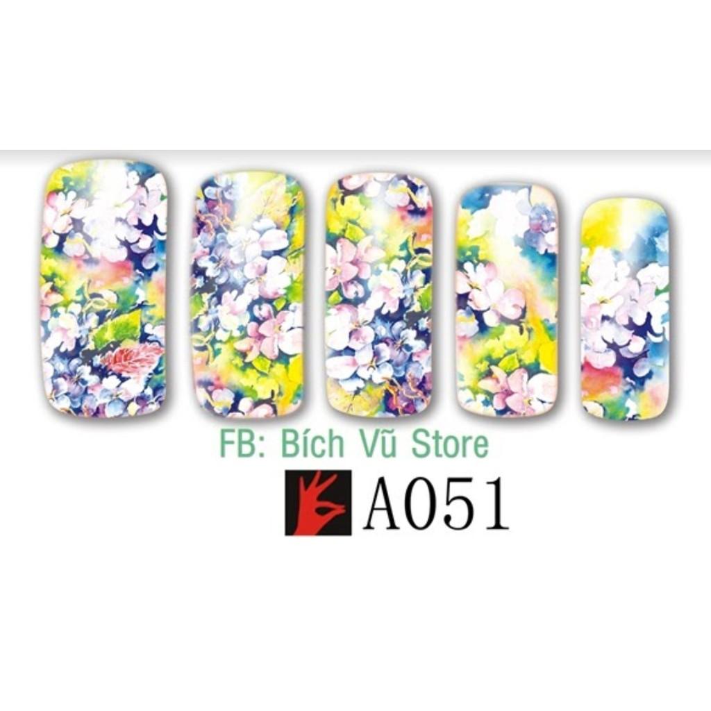 Decal dán móng nước mã A