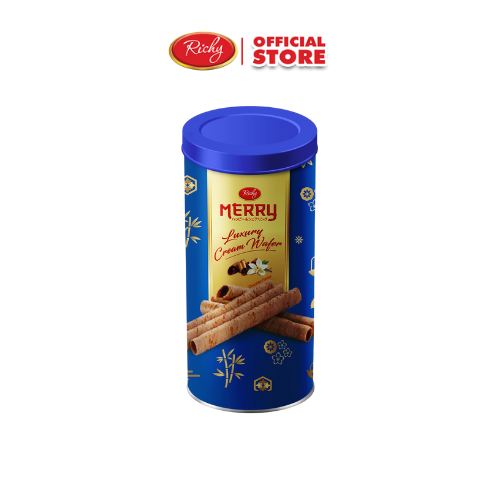 Bánh kem quế lon Merry hương socola 208g