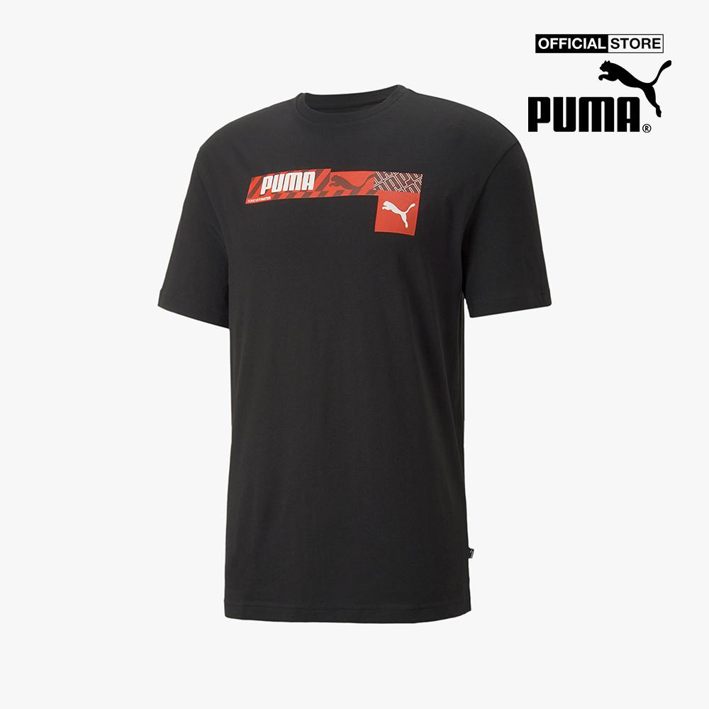 PUMA - Áo thun nam tay ngắn phom suông hiện đại 671747