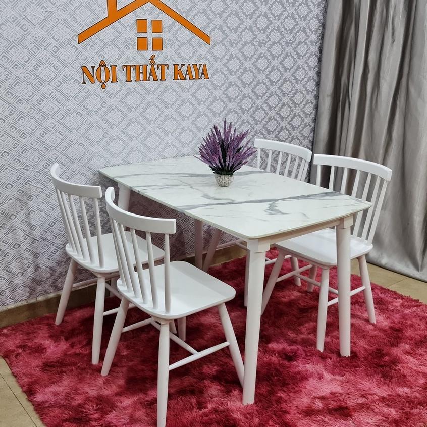 Set Bàn Ăn 4 Ghế Sunny Giả Đá