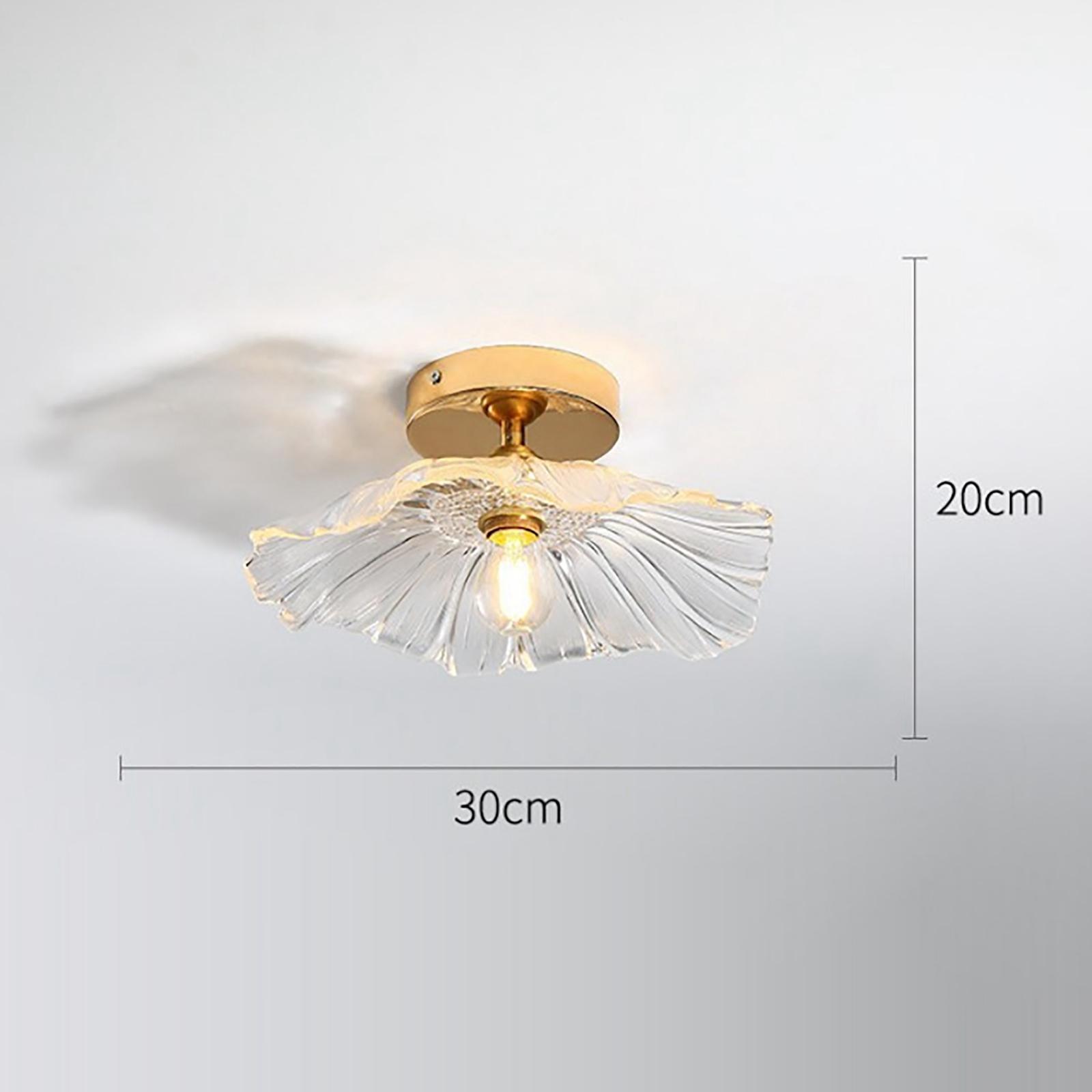 LED Ceiling Lights Chandelier Lamp Minimalist Round Fixtures Light Glass