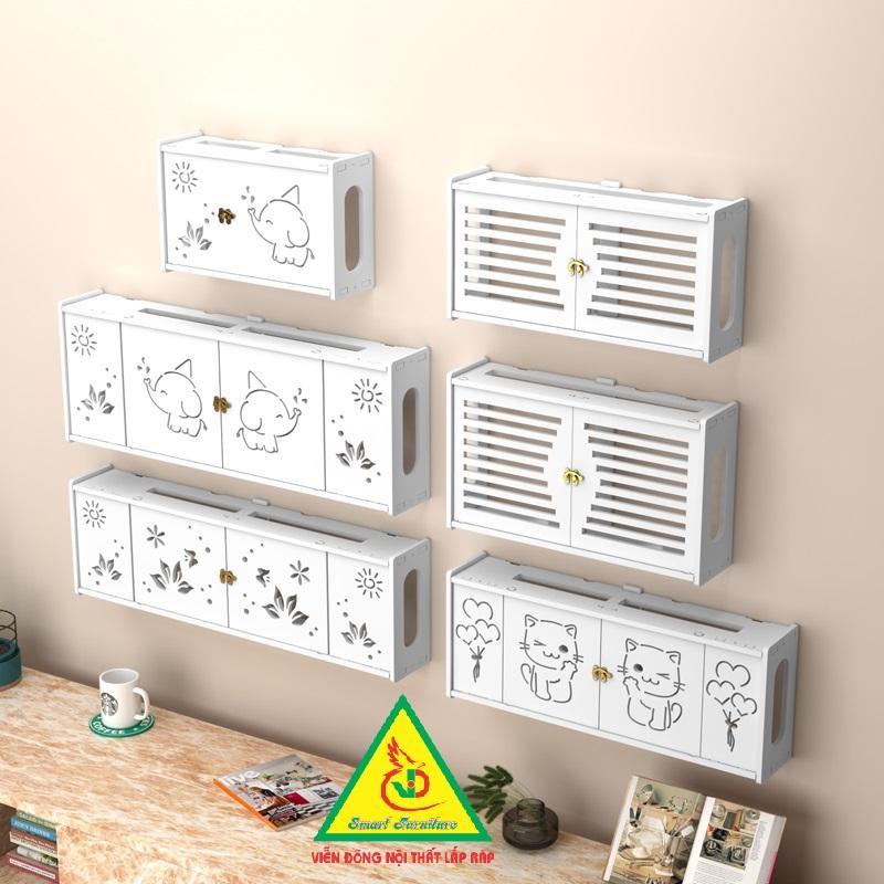 KỆ WIFI TREO TƯỜNG - TỦ KỆ ĐA NĂNG VWF01A- NỘI THẤT LẮP RÁP VIENDONG ADV