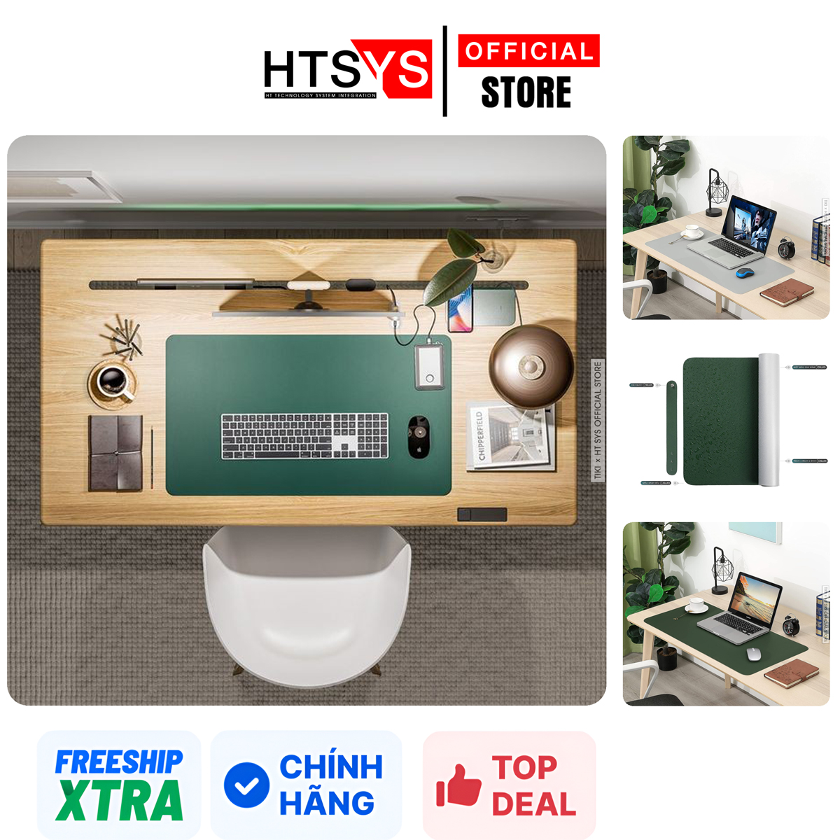Miếng Lót Chuột HT SYS - Tấm Lót Chuột Cỡ Lớn 80x40 - Hàng Chính Hãng