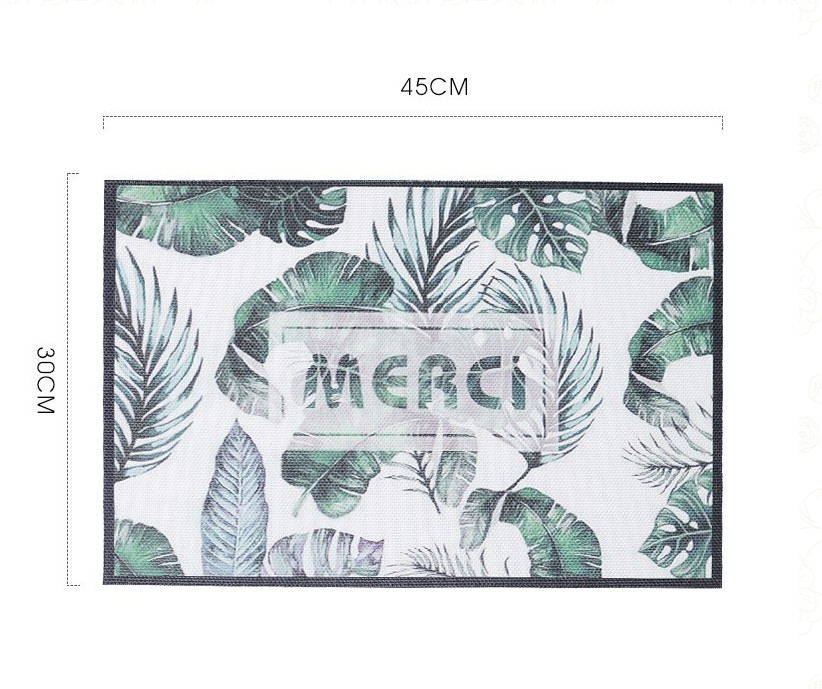 Tấm lót bàn ăn placemat Tropical Plant