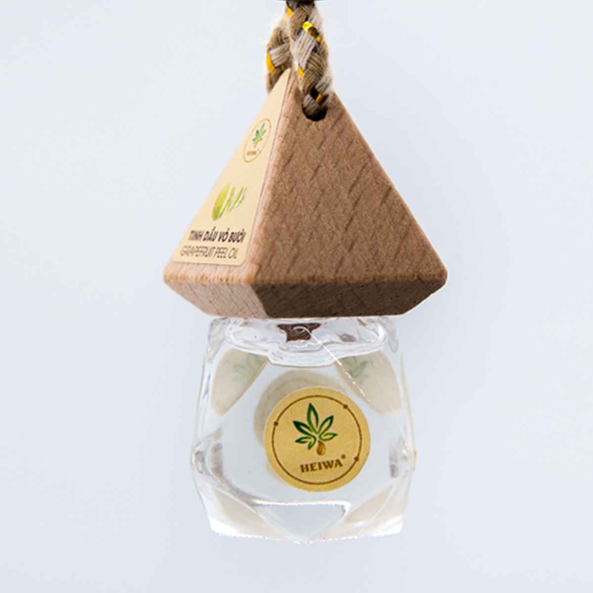 Tinh dầu treo xe vỏ bưởi HEIWA nhập khẩu Ấn Độ, có giấy kiểm định sản phẩm