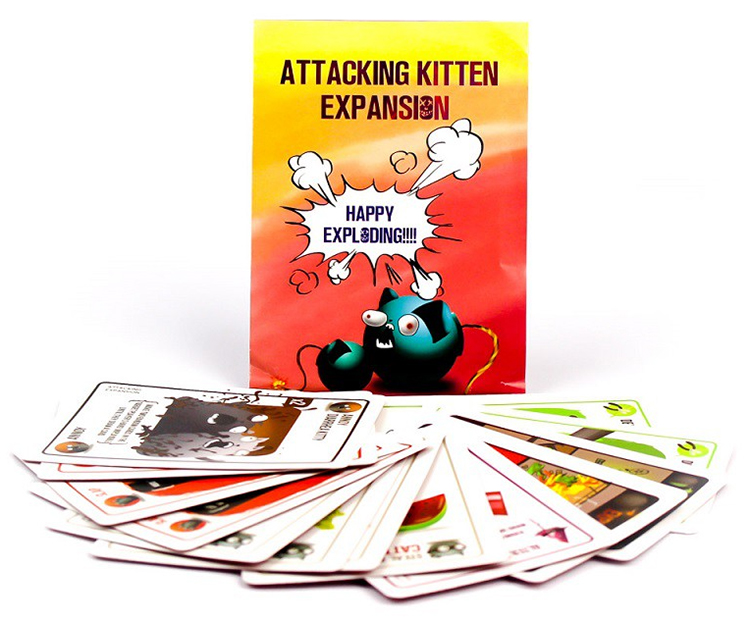 Mèo Nổ Exploding Kittens Mở Rộng 2 - Attacking Kittens