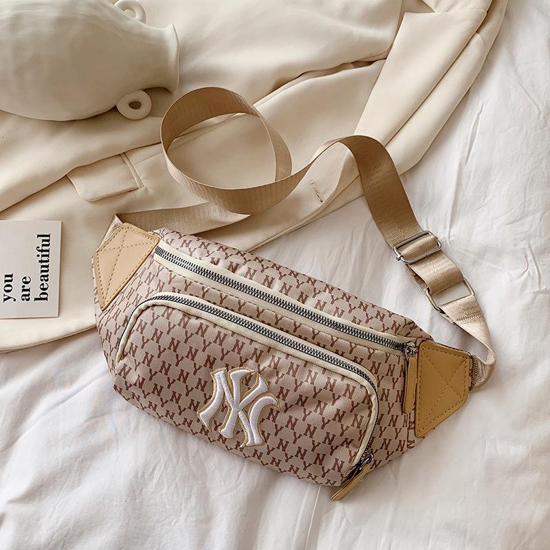 Túi bao tử đeo chéo ny, combo set túi nón unisex nam nữ quảng châu bao đẹp