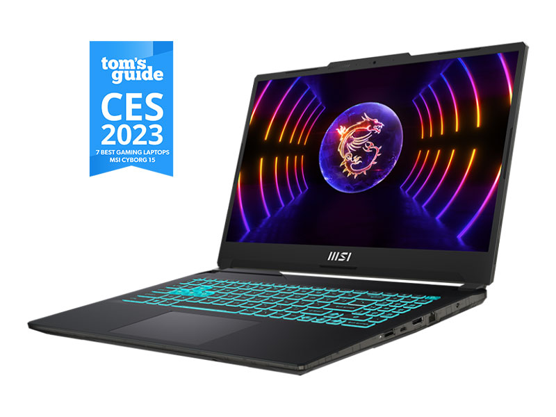 Laptop MSI Gaming Cyborg 15 A12UCX-281VN (Core i5 12450H/ 8GB/ 512GB SSD/ Nvidia GeForce RTX 2050 4GB GDDR6/ 15.6inch Full HD/ Windows 11 Home/ Black/ Balo)  - Hàng Chính Hãng - Bảo Hành 24 Tháng