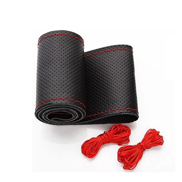 Universal PU Leather DIY Vỏ bánh xe ô tô