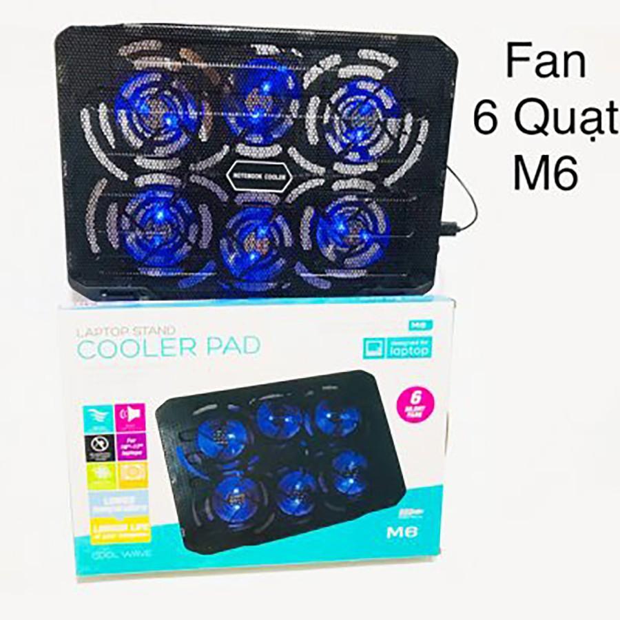 Đế tản nhiệt M6 - 6 Fan