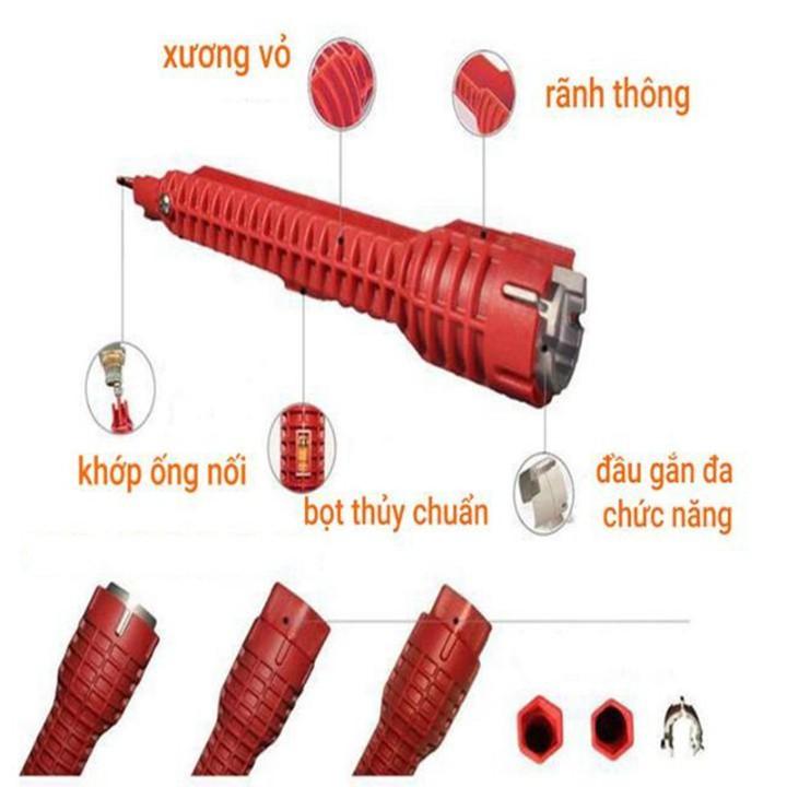 Cờ lê đa năng vặn dây cấp nước , Dụng Cụ Tháo Lắp Vòi Nước Phiên Bản Mới