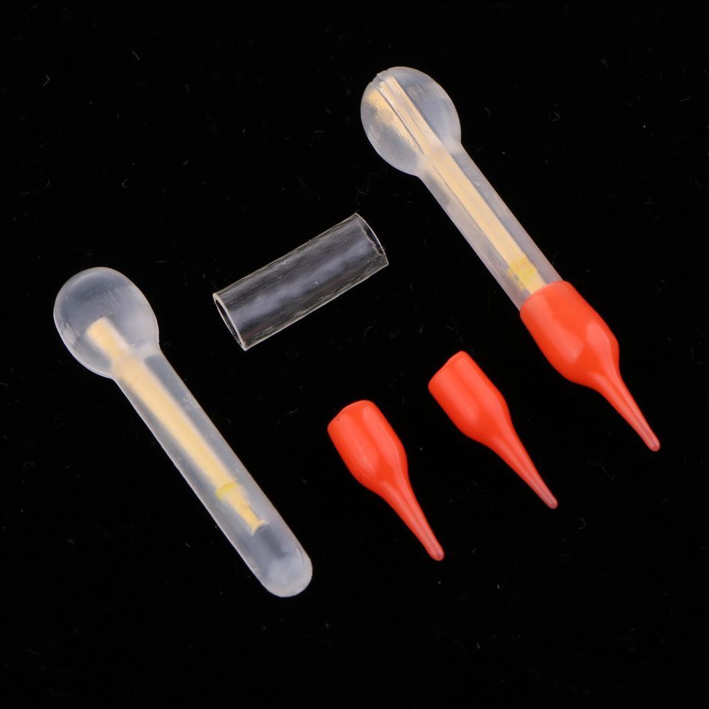 2-4pack 1 Box Fishing Glow Stick Fluorescent Light Stick Wand Tube 4.5 Big Head