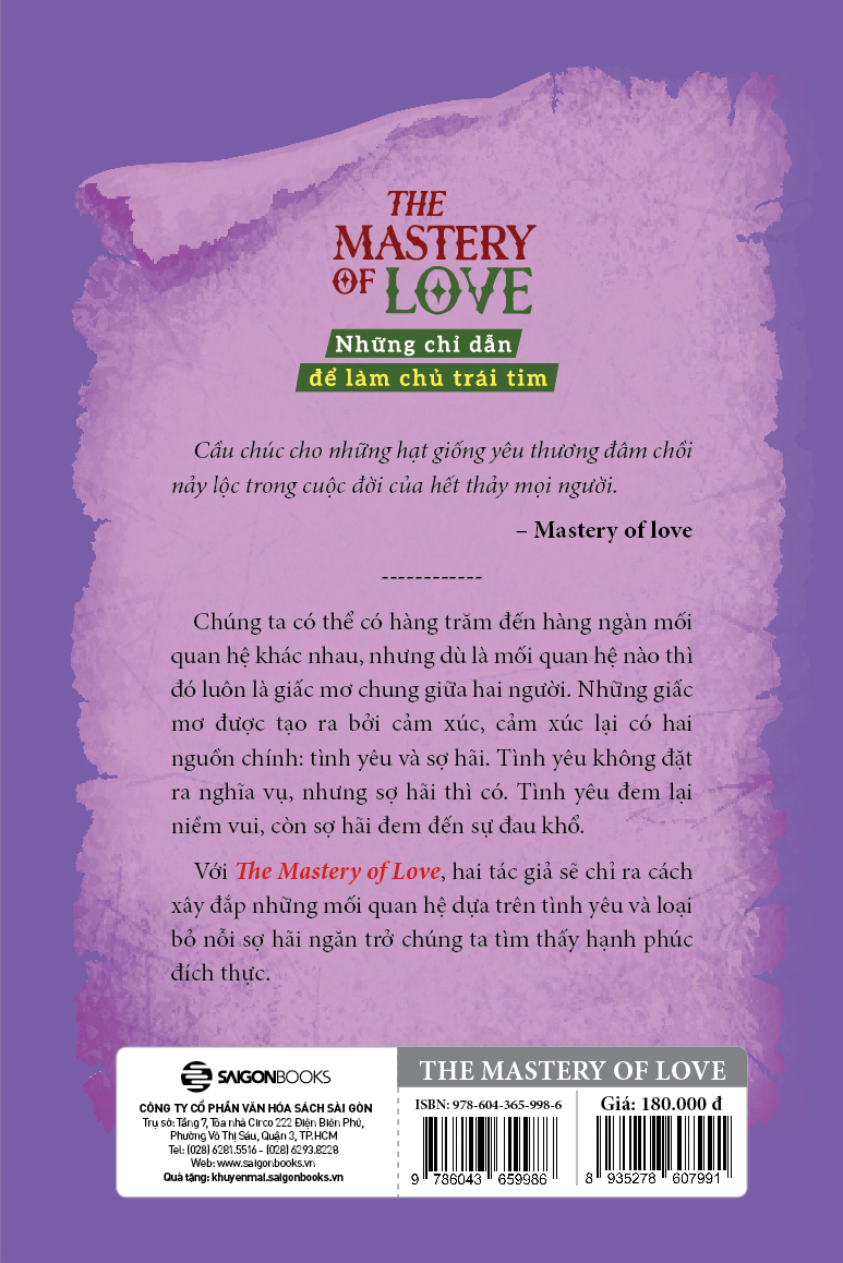 The mastery of love - Những chỉ dẫn để làm chủ trái tim - Tác giả Janet Mills , Miguel Angel Ruiz, M.D.