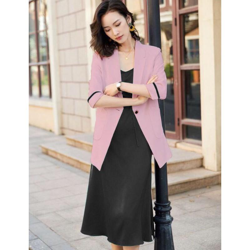 SÉT ĐẦM ÁO KHOÁC VÉT CAO CẤP