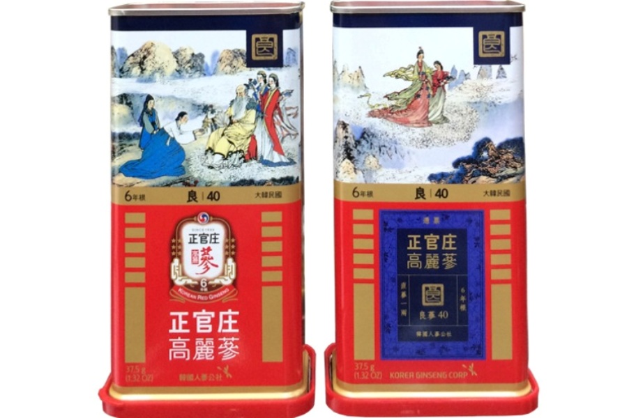 Lương Sâm Good 40 37.5g/3 Củ - CKJ Korean Red Ginseng Root - Good 40PCS 37.5g