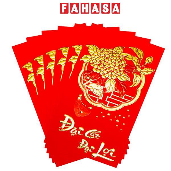Bộ 6 Bao Lì Xì - WanLongDa YT2511-11 - Đại Cát Đại Lợi