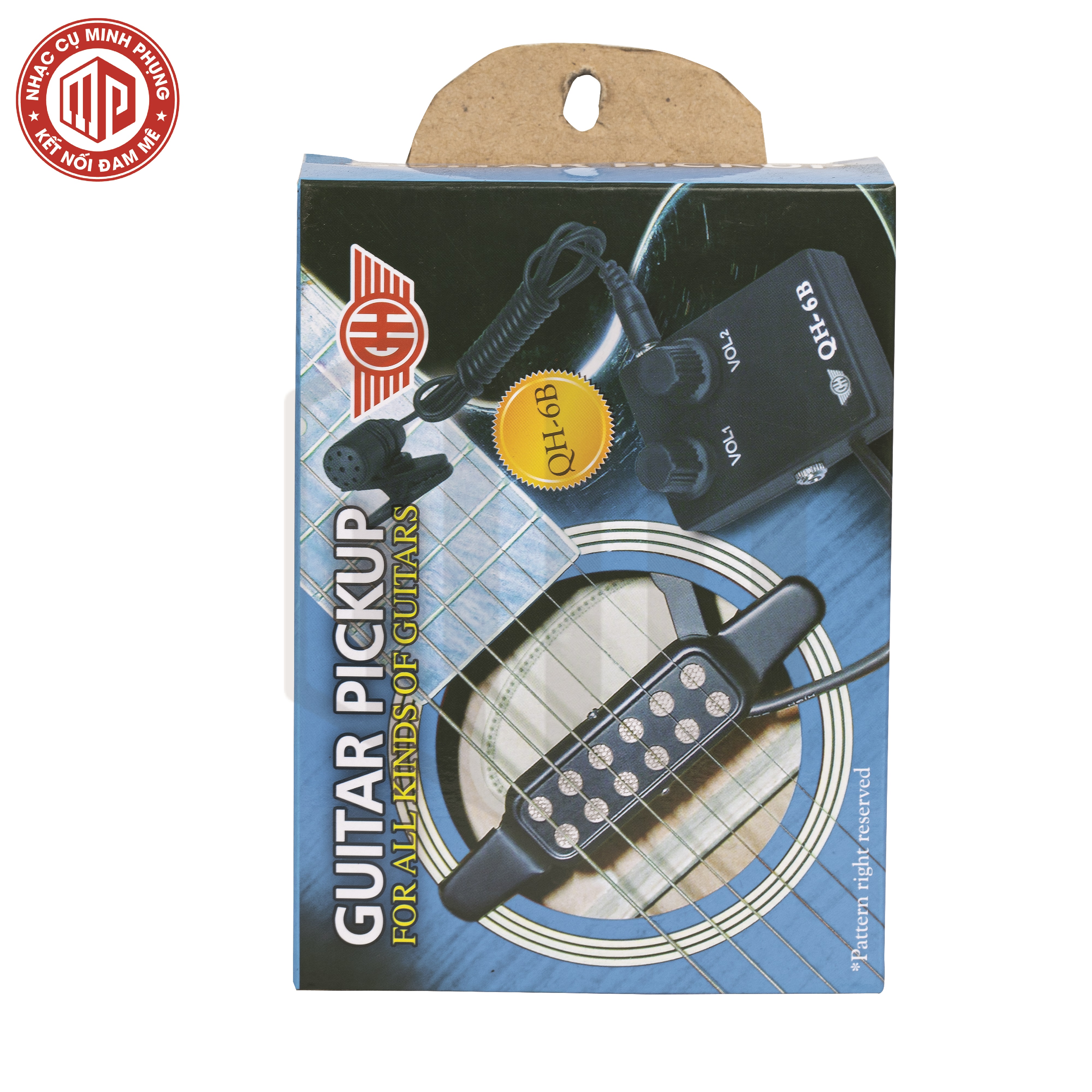 Pickup/ Pick up/ Pick-up Guitar - Kzm Kurtzman QH-6B (QH6B) - Dành cho tất cả loại đàn Guitar - Hàng chính hãng