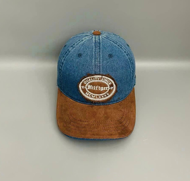 (NEW) Nón kết, mũ lưỡi trai Hifiger phối vải jeans Form chuẩn đẹp (Ảnh thật)