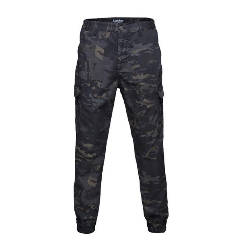 Quần jogger chiến thuật kháng nước - Camo black