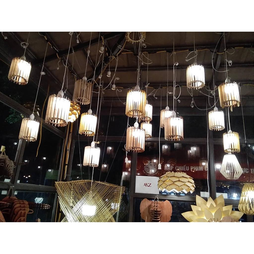 Đèn gỗ DIY trang trí x 50 quả