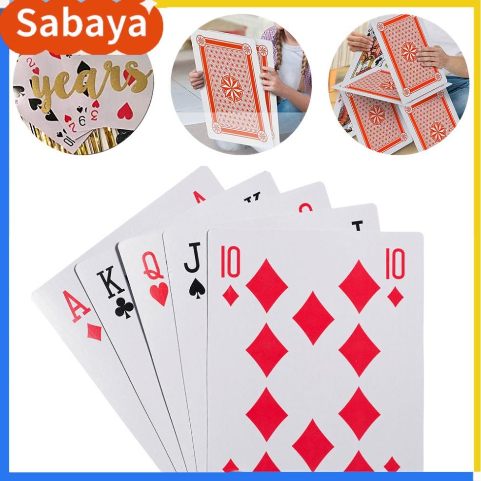 Bộ Bài Poker Khổng Lồ 15 2 / 4 / 6 / 9 Times To Gấp 2/4/6/9 lần bộ bài bình thường