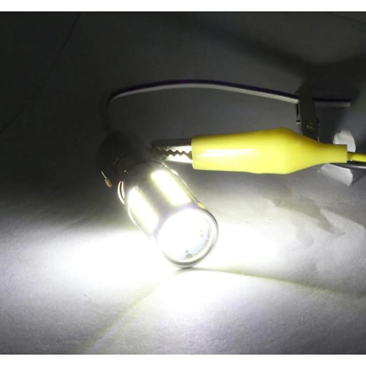 Bóng đèn led hậu 1157 Chipset 33 Bóng led có thấu kính hội tụ thế hệ mới cao cấp siêu sáng - 1 Bóng / Vàng
