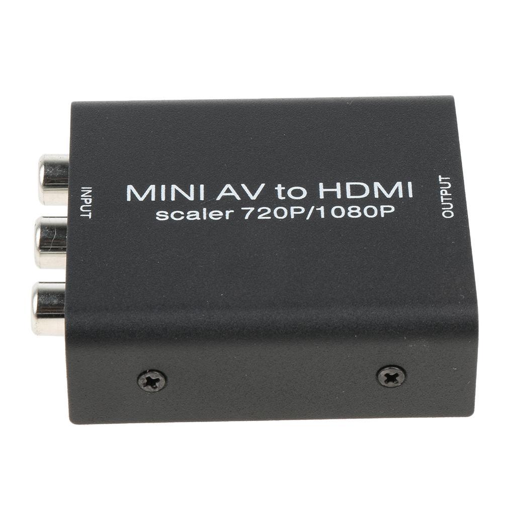 To AV 3RCA CVBS Composite Video Audio Converter Adapter For PS4 PC