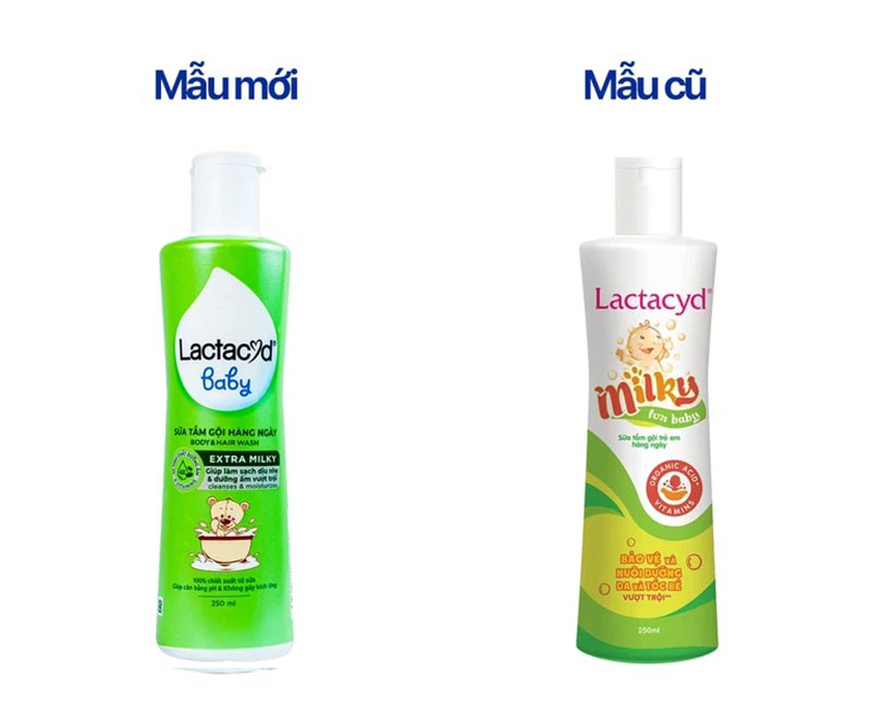 Sữa Tắm Gội Trẻ Em Lactacyd Milky 250ml