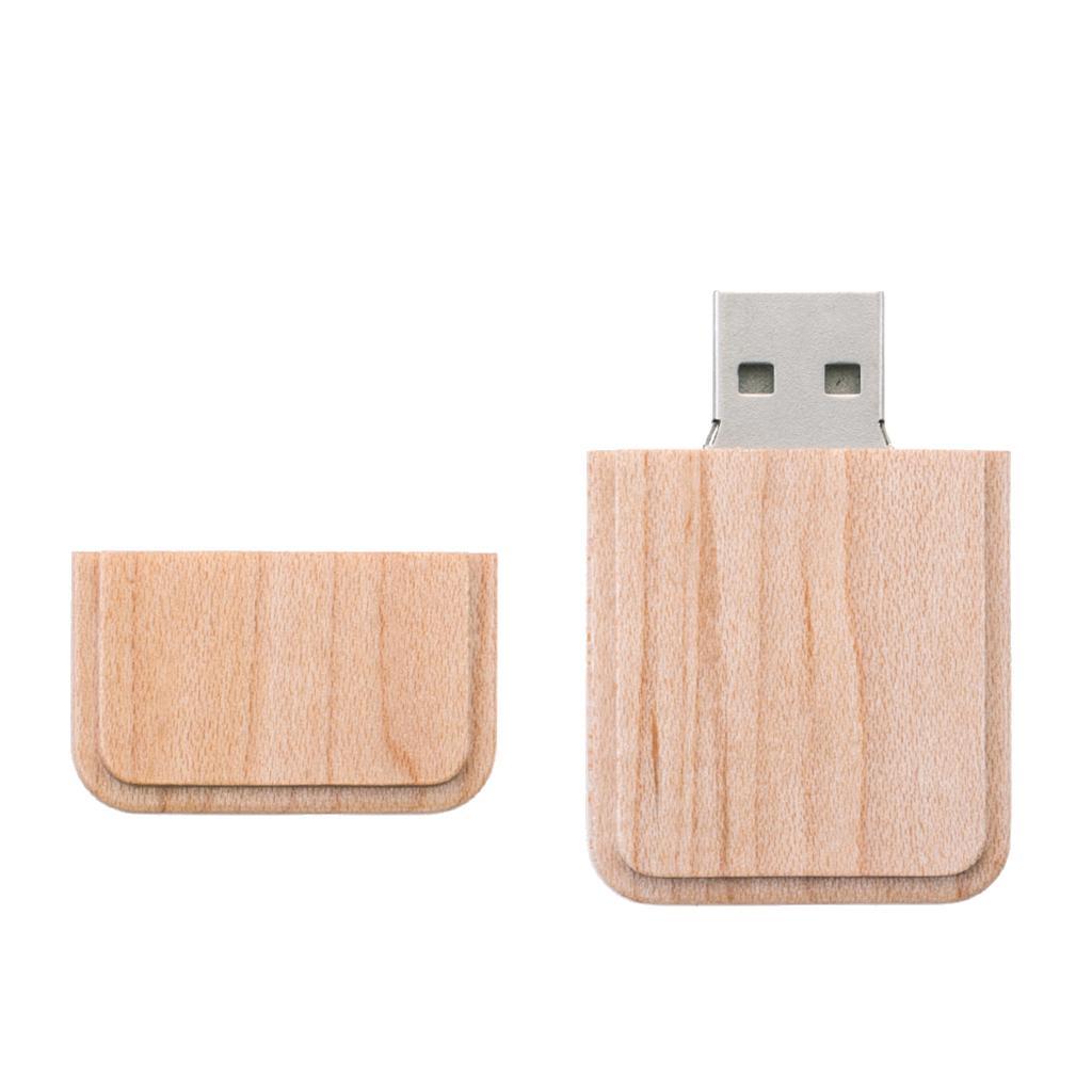 Wood USB 2.0 Memory Stick Flash Drive U Disk Pen for Laptop Computer