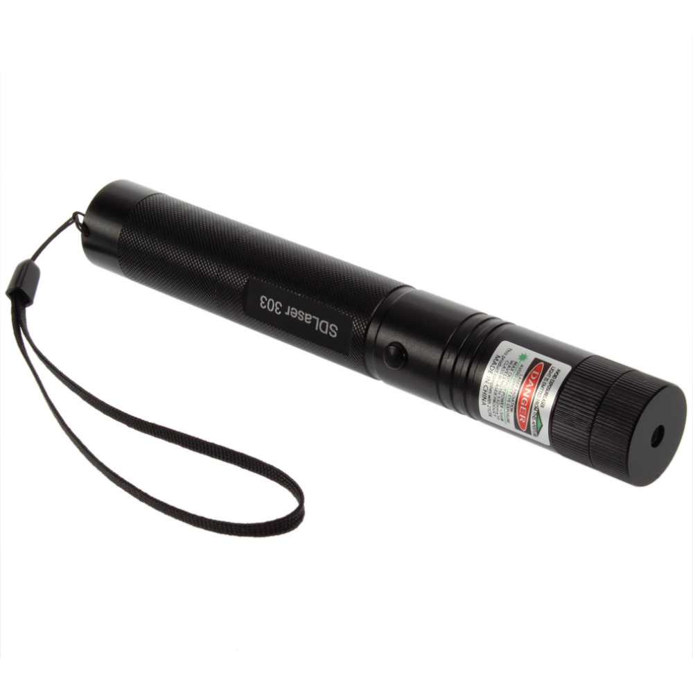Đèn pin laser cầm tay SD303 ( Kèm pin và sạc -Tặng đèn pin mini bóp tay cao cấp )