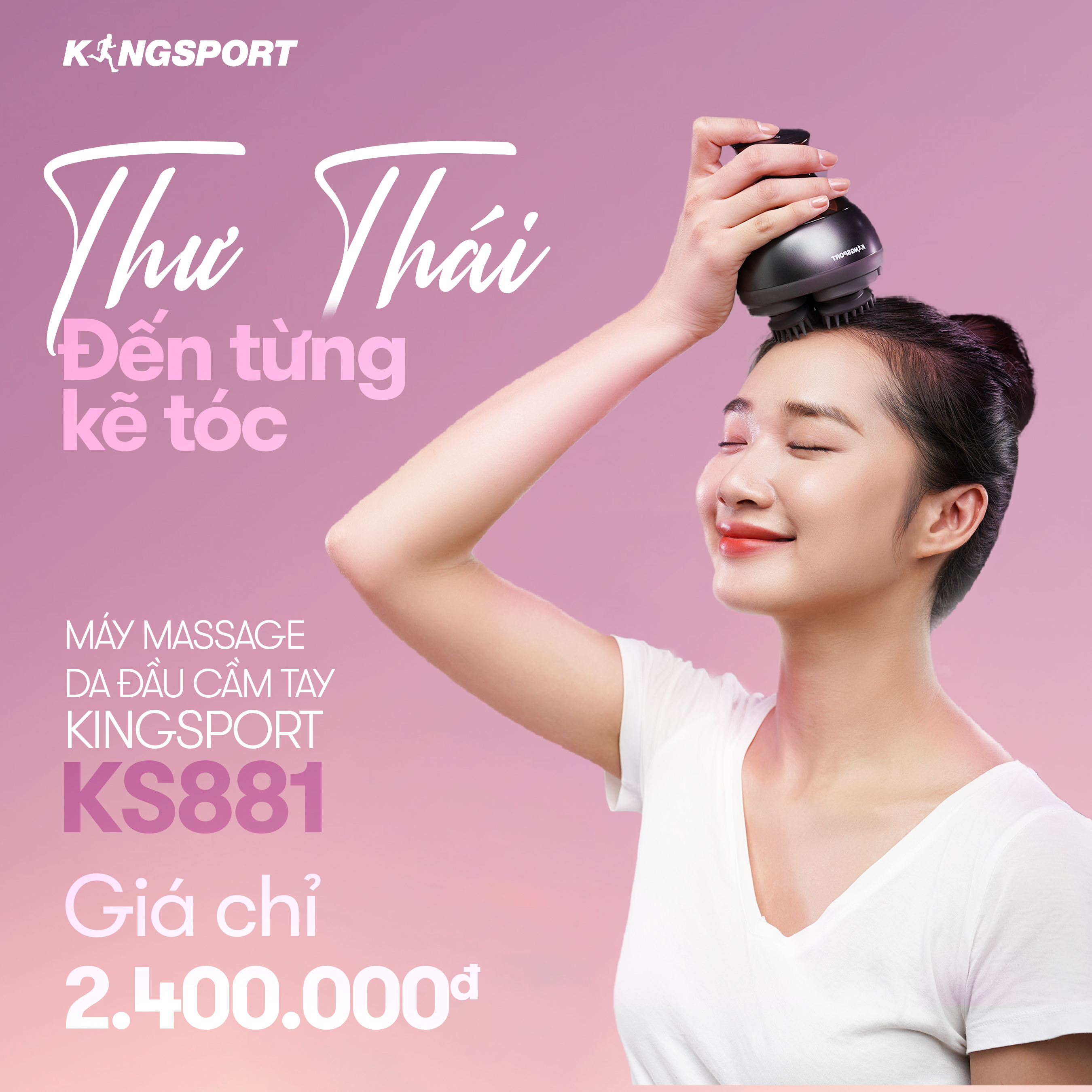 MÁY MASSAGE DA ĐẦU KINGSPORT KS881