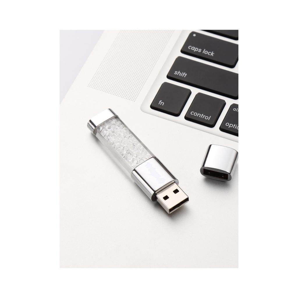 Crystal U Disk 8GB 16GB 32GB USB2.0 Flash Memory Stick Pen Drive Storage