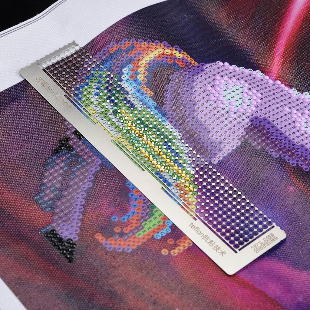 5D Diamond Painting Drawing Ruler and Fix Tools Diamond Painting Accessories