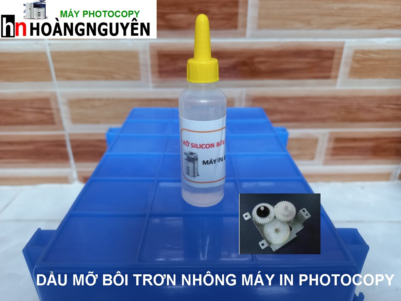 DẦU MỠ SILICON BÔI TRƠN NHÔNG MÁY IN PHOTOCOPY