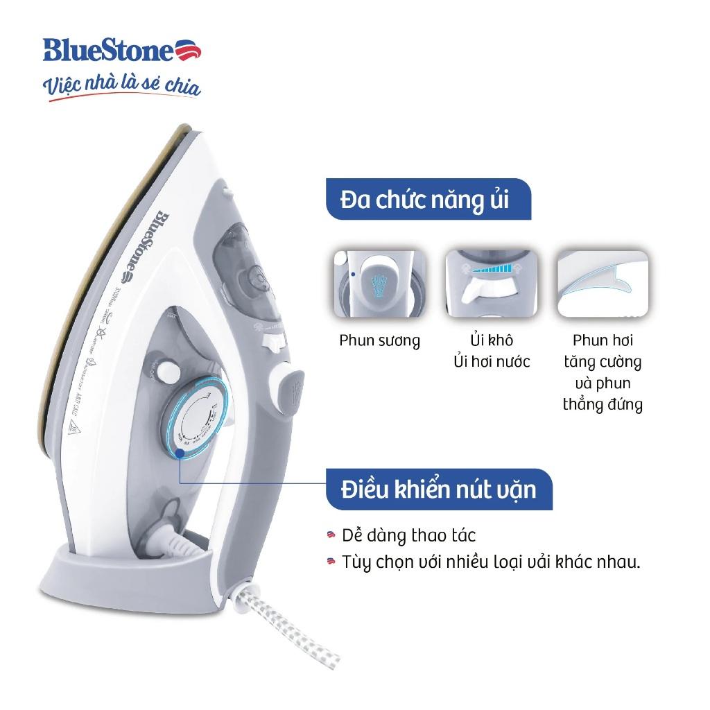 Bàn Ủi Hơi Nước BlueStone SIB-3836, 3100w - Phun Hơi Tăng Cường, Hàng Chính Hãng