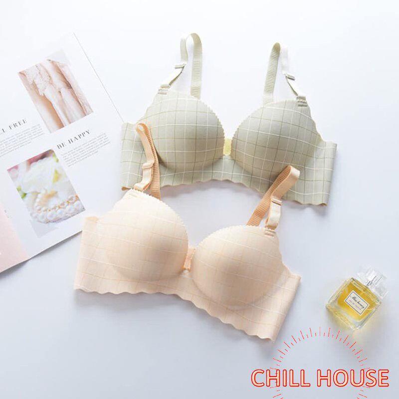 ÁO NGỰC SU KHÔNG GỌNG KẺ XUẤT HÀN - CHILL HOUSE
