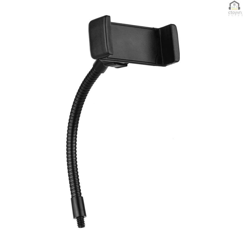 Giá đỡ cho điện thoại có thể gập lại với vòng đèn LED 1/4 cho điện thoại iPhone Android