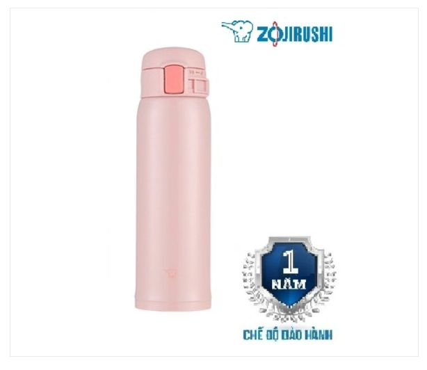 Bình giữ nhiệt Zojirushi SM-SR48E-PP 0,48L màu hồng - Hàng chính hãng, bảo hành 12 tháng