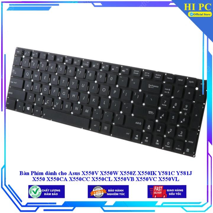 Bàn Phím dành cho Asus X550V X550W X550Z X550IK Y581C Y581J X550 X550CA X550CC X550CL X550VB X550VC X550VL - Hàng Nhập Khẩu