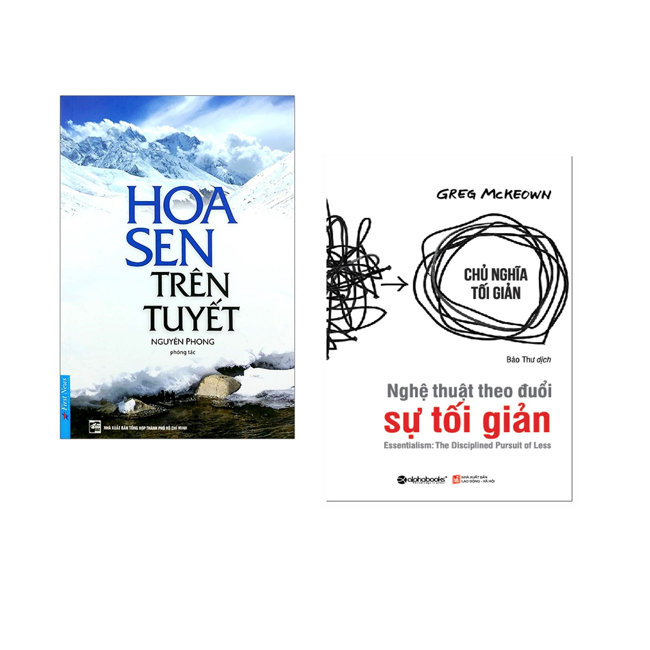 Combo 2 cuốn sách: Hoa Sen Trên Tuyết + Nghệ Thuật Theo Đuổi Sự Tối Giản