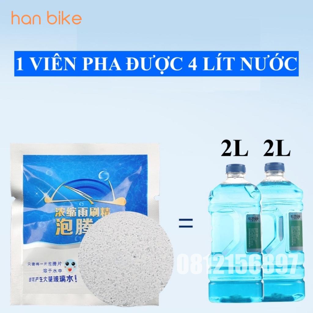 Viên Sủi Rửa Kính Ô Tô - 1 Viên Pha Được 4L Nước Rửa