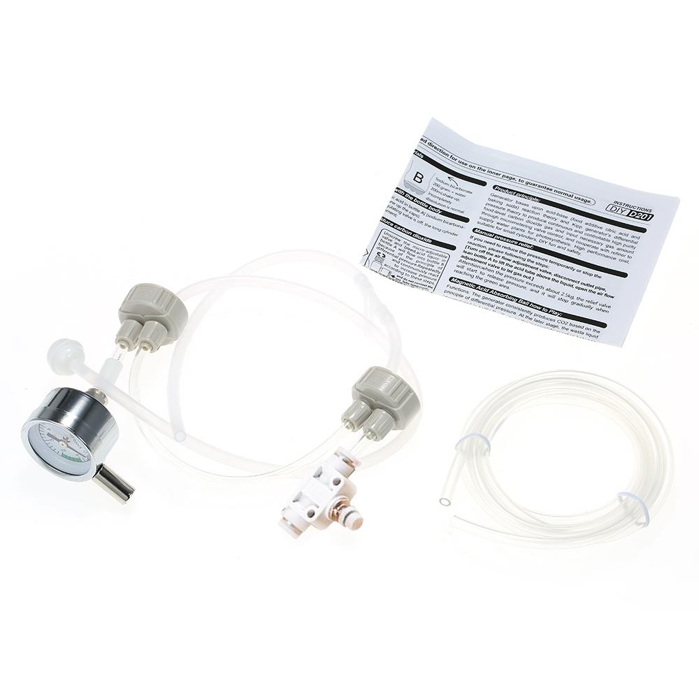 Bộ hệ thống tạo CO2 với thiết bị đo áp suất Điều chỉnh lượng khí hồ cá