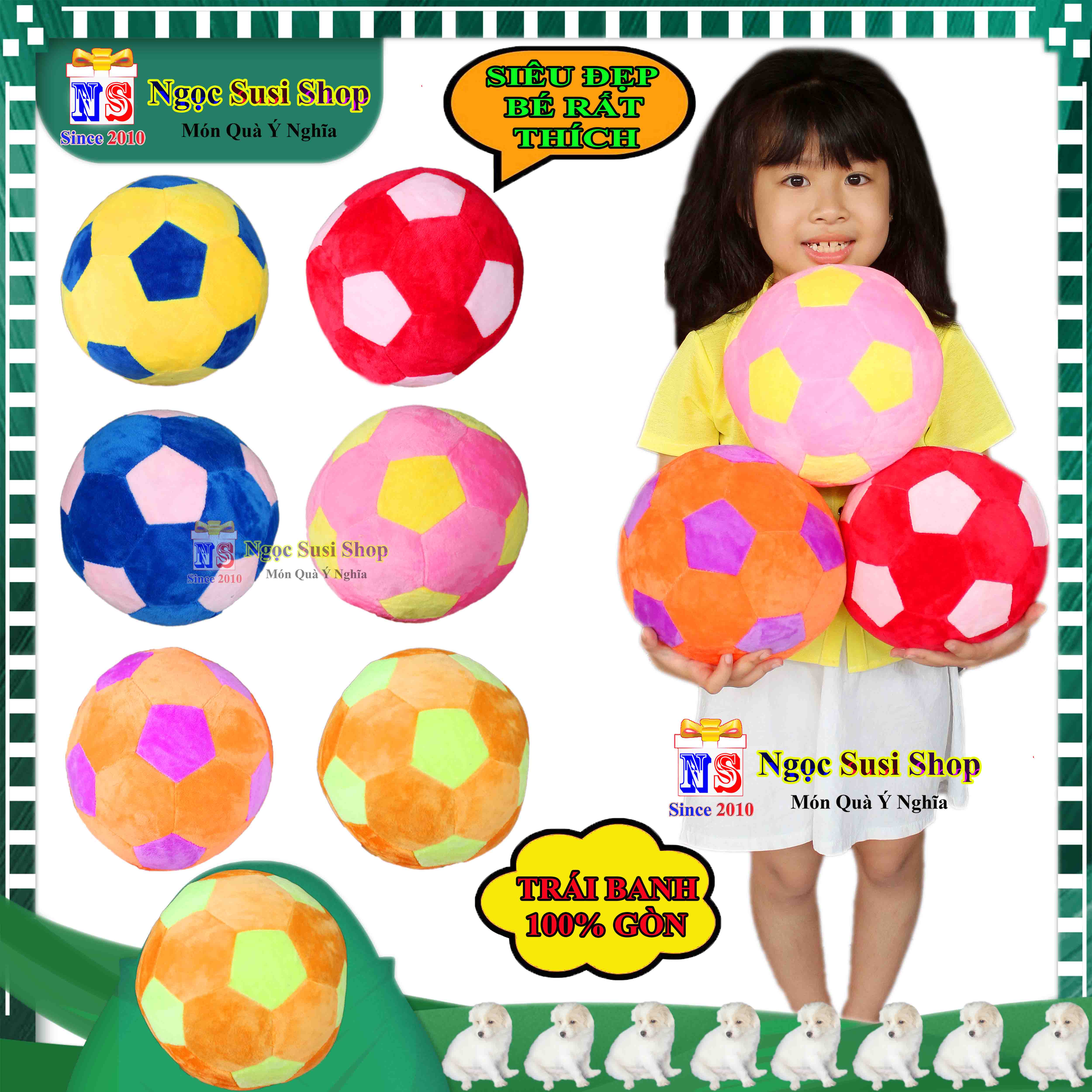 GẤU BÔNG TRÁI BANH CHO BÉ SIÊU MỀM MỊN RẤT DỄ THƯƠNG - THÚ BÔNG HÌNH TRÁI BANH