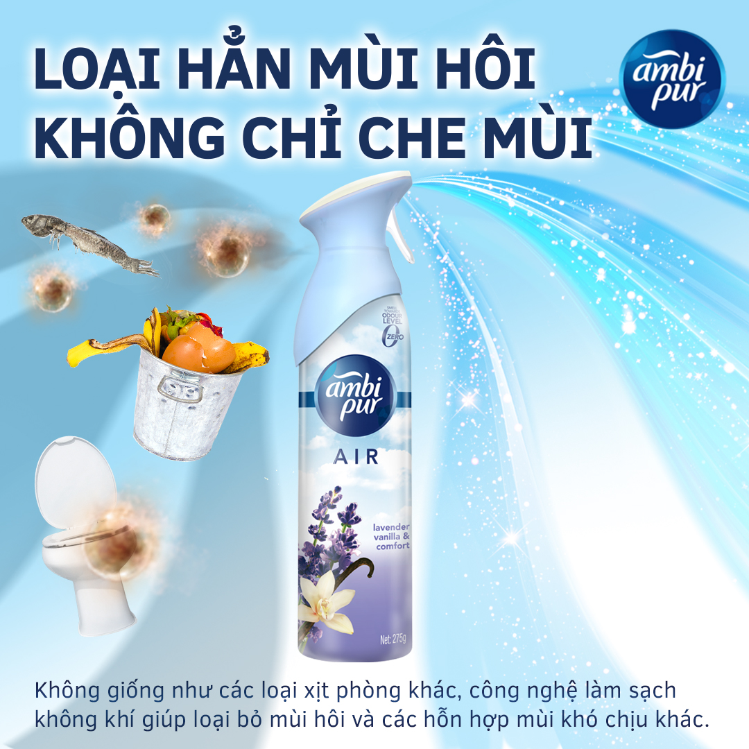 Xịt Phòng AMBIPUR Air Effect Cao Cấp Chai 275G